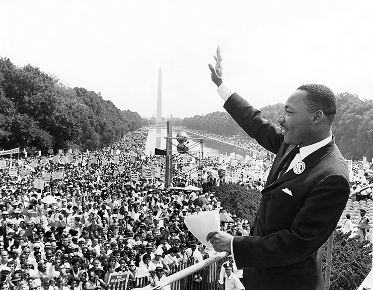 The March on Washington, is held, Dr. King delivers his I Have a Dream speech