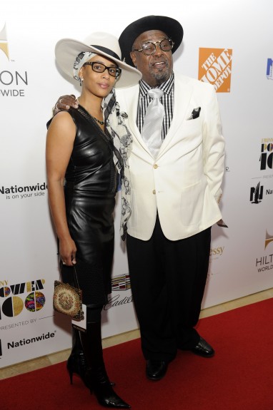 George Clinton and wife Carlon Thompson-Clinton