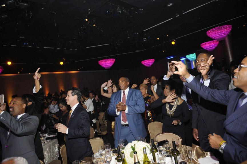 Attendees grooving at the Power 100 