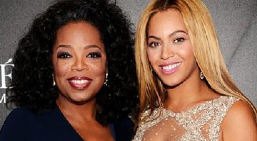 Oprah Winfrey and Beyonce
