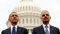President Barack Obama and Attorney General Eric Holder
