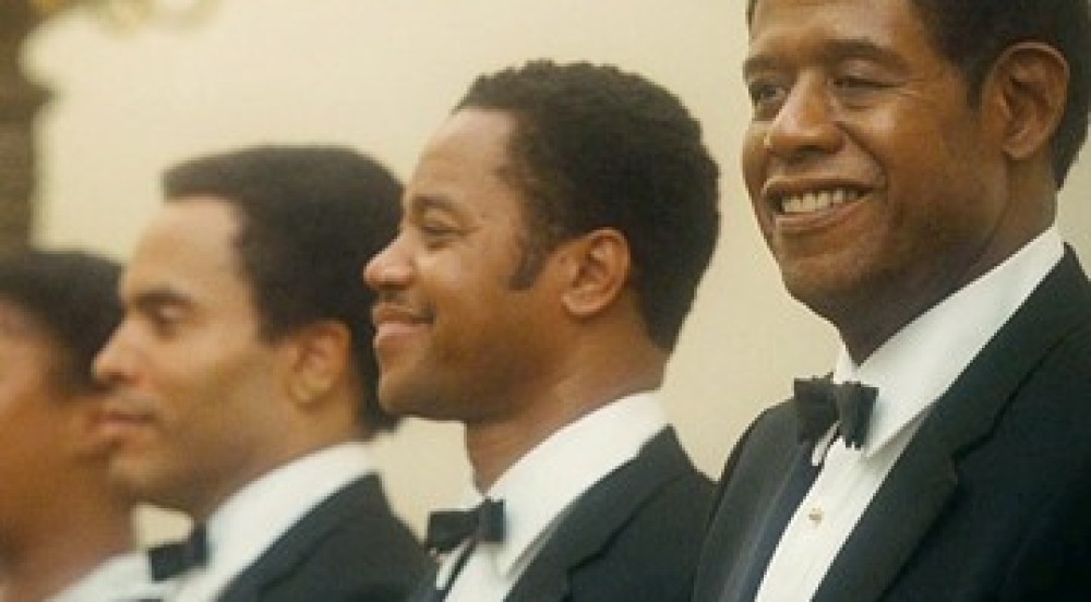 Lenny Kravitz, Cuba Gooding Jr., and Forest Whitaker in "The Butler"