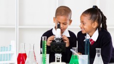 african american children science class