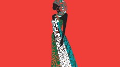 african woman illustration