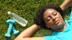african american woman workout fatigue