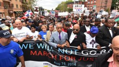 Eric Garner march al sharpton police brutality staten island NYPD