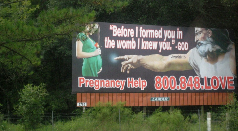 Anti Abortion billboard florida