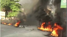 Protests, Protesters, Haiti, Fuel