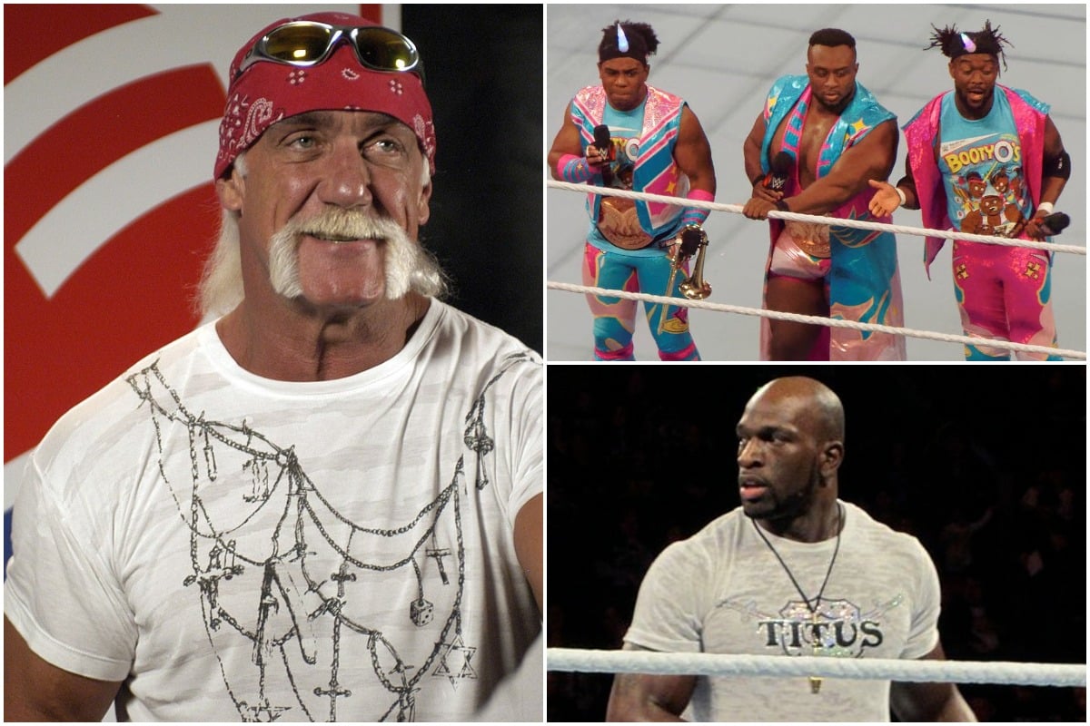 Hulk Hogan, New Day, Titus O'Neil, WWE