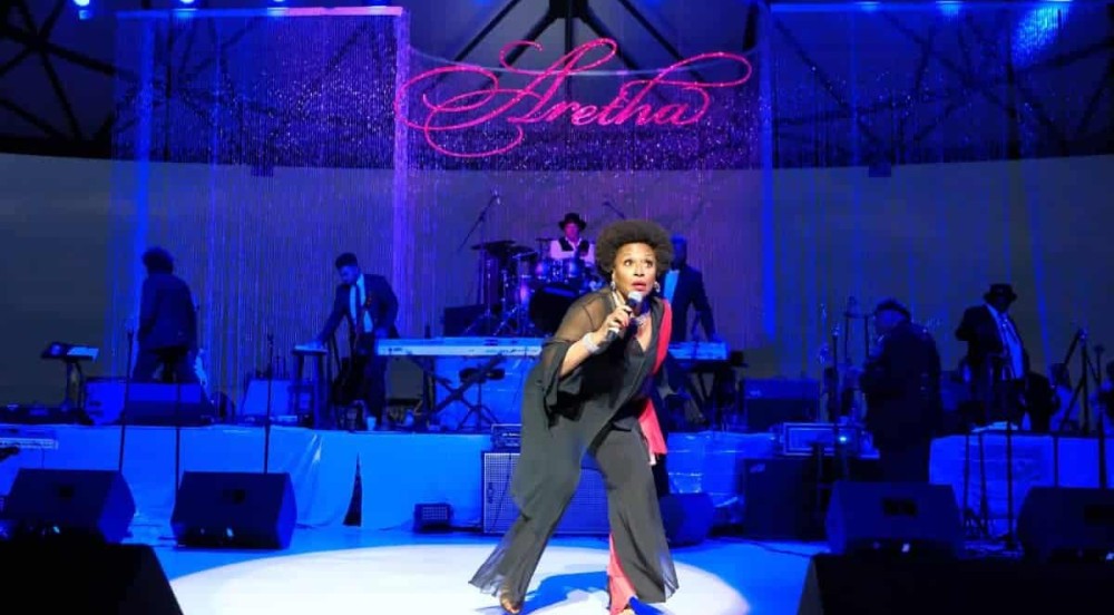 Jenifer Lewis performs during the Aretha Franklin Tribute Concert in Detroit, Michigan Aug 30 2018 Credit: Johnson Publications