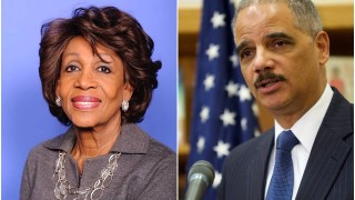 Eric Holder, Maxine Waters