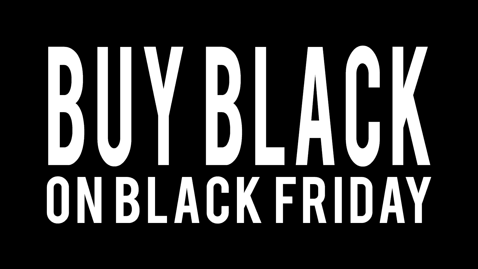Black businesses, Black Friday