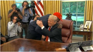 President Trump Gives Kanye Shout out During Cabinet Meeting