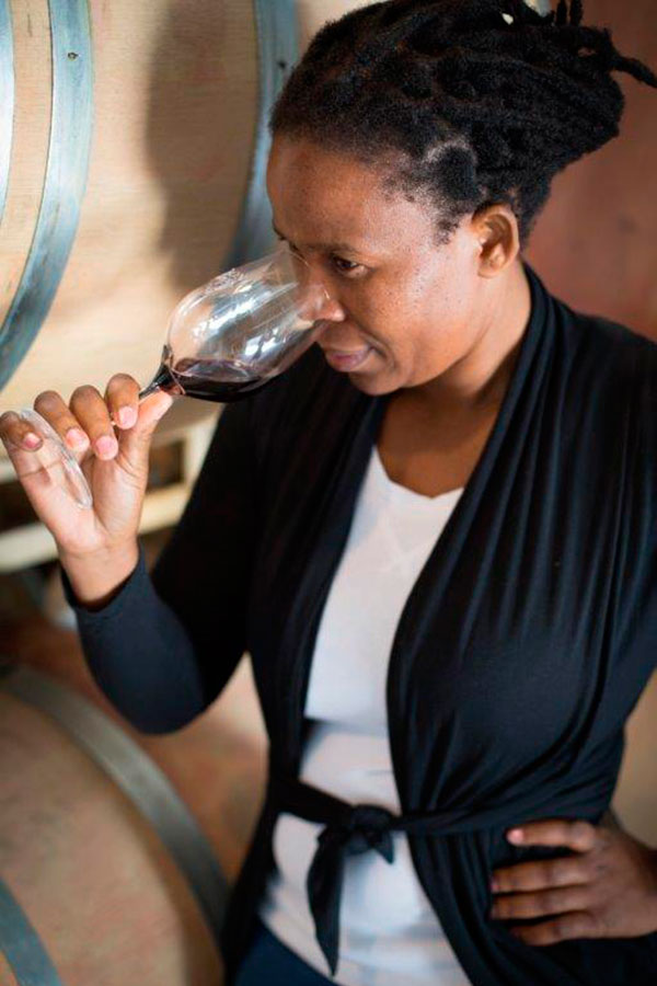 Ntsiki Biyela, black winemaker and founder of Aslina Wines