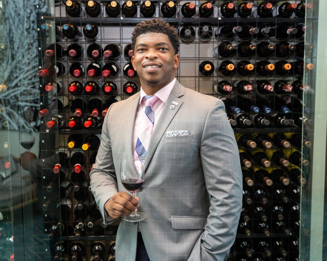 Black sommelier Ray Sholes, Head Sommelier at Michael's Genuine Food & Drink