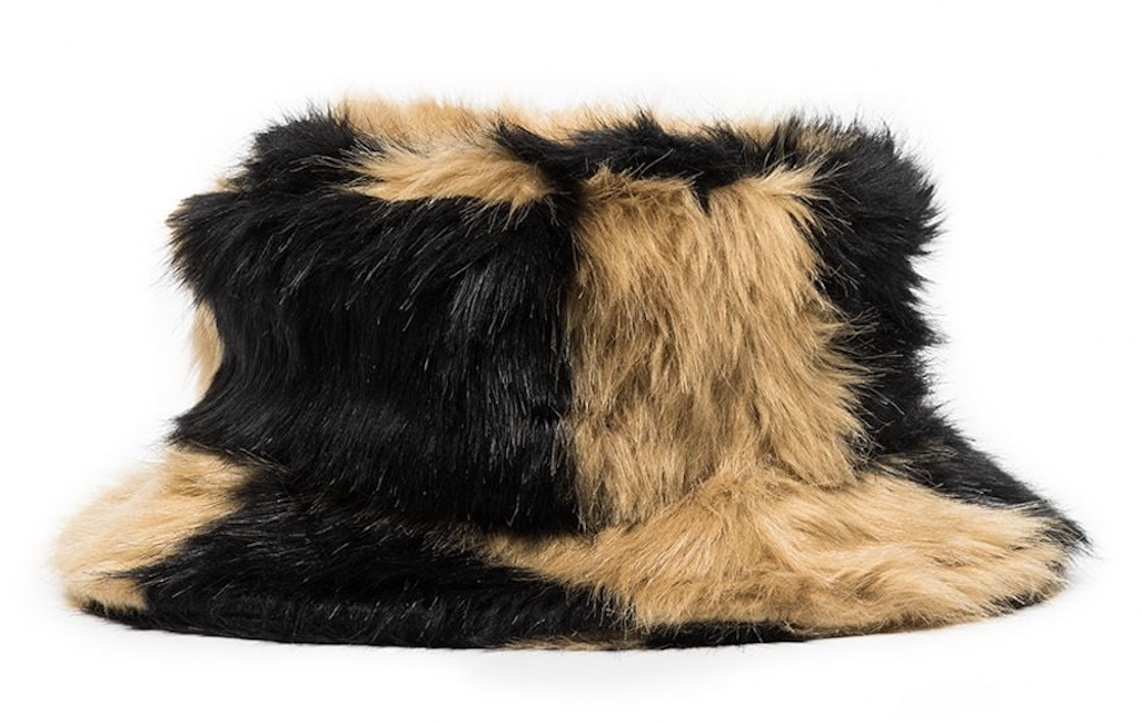 Stand Studio faux fur fluffy bucket hat