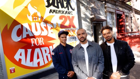 Jesse Williams and Brothers at Kidde Murual in Bronx NY