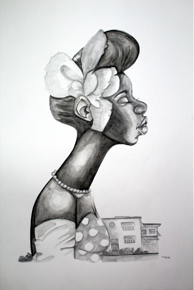 At Georgette’s (Overtown Suite), Tiffani Gleen, 2022. Image: courtesy of Hampton Art Lovers.