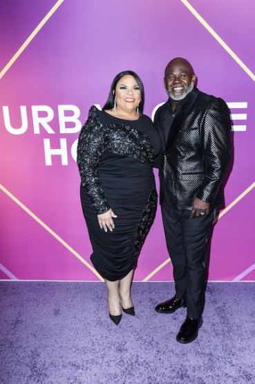 Tamela Mann and David Mann. Image: Aaron J. Thornton for Getty Images for Urban One Honors