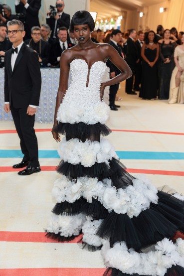 Adut Akech. Image: Dimitrios Kambouris for Getty Images for The Met Museum/Vogue