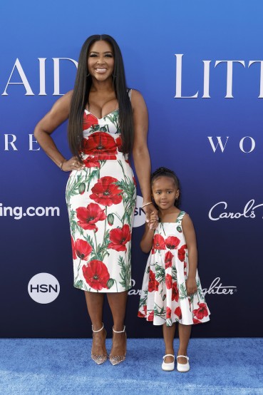 Kenya Moore and Brooklyn Doris Daly. Image: Frazer Harrison/WireImage for Getty Images
