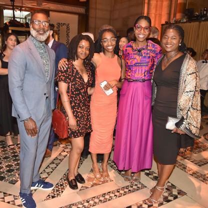 Renaldo Murray, Zoe Coker, Rebecca Haynesworth, Keli Goff and Rita Wutoh. Image: Photo by Patrick McMullan/Patrick McMullan for Getty Images