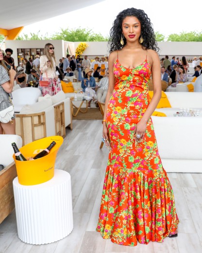 Veuve Clicquot Polo Classic attendee. Image: Roy Rachlin.