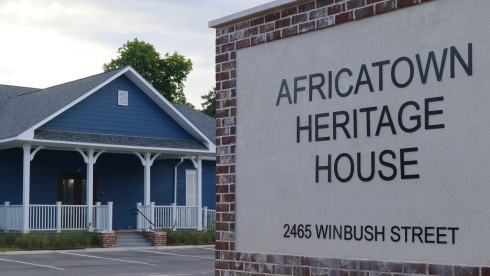 Africatown Heritage House Sign (credit Tiffany Pogue) (