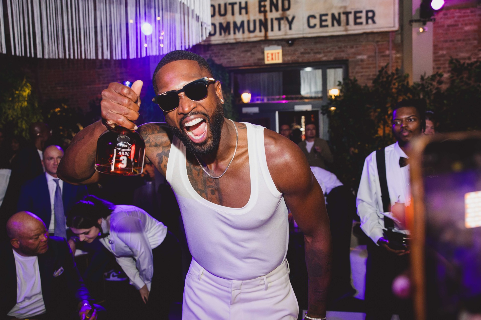 Dwyane Wade celebrates Hall of Fame induction with Grand Marnier. 