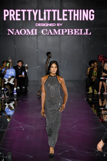 Naomi Campbell. Image: courtesy of PrettyLittleThing