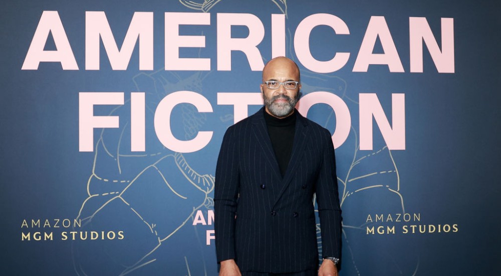 Jeffrey Wright attends "American Fiction" New York screening.