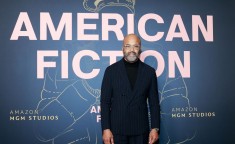 Jeffrey Wright attends "American Fiction" New York screening.